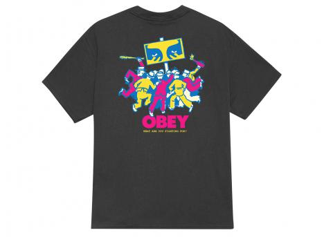 Obey Steady Mobbin Tee Vintage Black 165264271