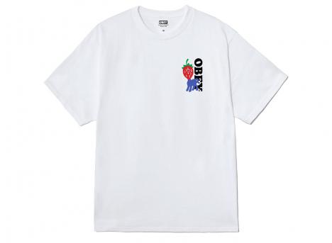Obey Strawberry Tee White 165264054