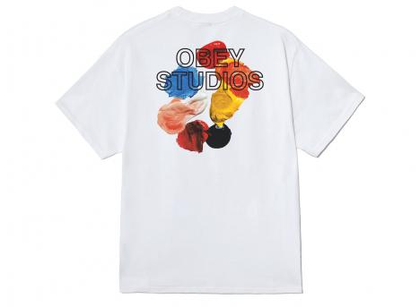 Obey Studios Palette Tee White 165264052
