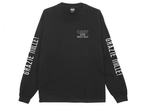 Obey Ultras Pigment LS Tee Dusty Black 168004215