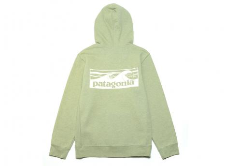 Patagonia Boardshort Logo Hoodie Gumtree Green