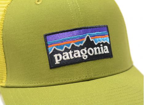 Patagonia P-6 Logo Trucker Hat Graze Green