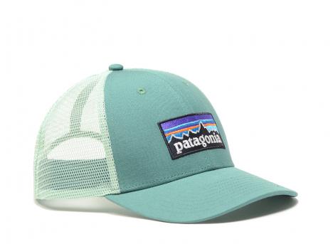 Patagonia P-6 Logo LoPro Trucker Hat Heartleaf Green