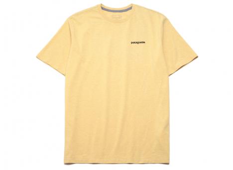 Patagonia P6 Logo Responsibili Tee Beeswax Tan