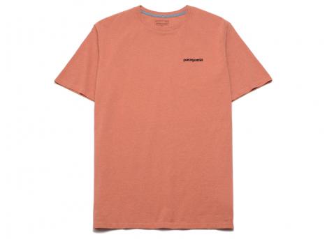 Patagonia P6 Logo Responsibili Tee Redtail Rust