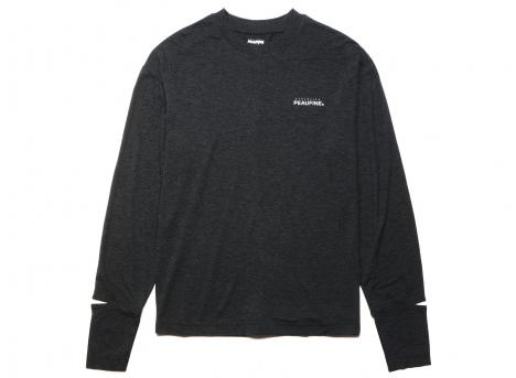 Peaufine Merino Tech Longsleeve Tshirt Anthracite