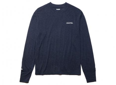 Peaufine Merino Tech Longsleeve Tshirt Navy