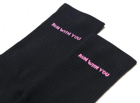 Peaufine Vaporfeel Run With You Socks Black