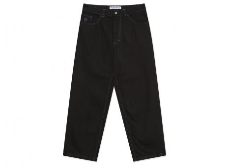 Polar Skate Co Big Boy Pants Black / Blue Stitching