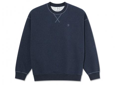 Polar Skate Co Frankie Crewneck Navy Melange
