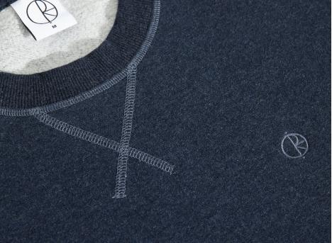 Polar Skate Co Frankie Crewneck Navy Melange