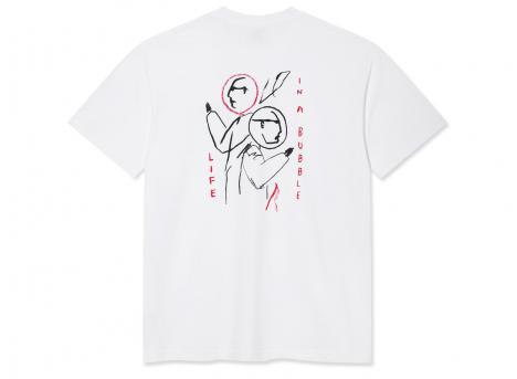 Polar Skate Co Life In A Bubble Tee White