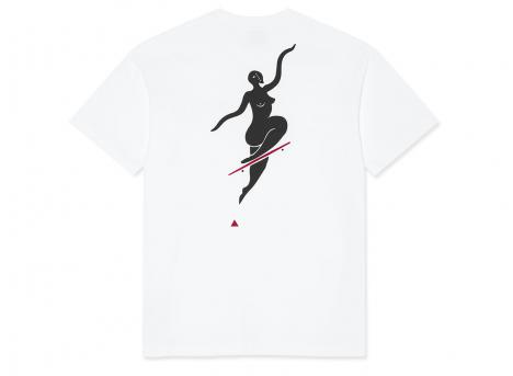 Polar Skate Co No Comply Tee White
