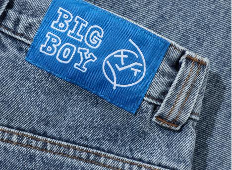 Polar Skate Co Big Boy Pants Heavy Washed Blue