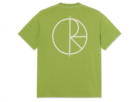 Polar Skate Co Contrast Tee Stroke Logo Peridot