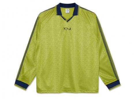 Polar Skate Co Davie LS Shirt Peridot / Dark Blue