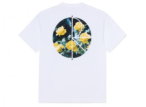 Polar Skate Co Fill Logo Tee Martas Roses White