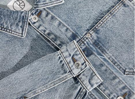 Polar Skate Co Patrik Jacket Heavy Washed Blue