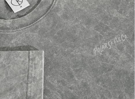 Polar Skate Co Surf Logo Acid Tee Grey