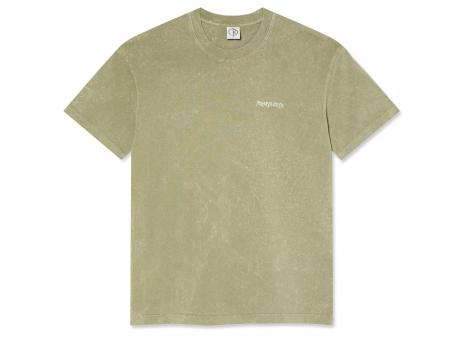 Polar Skate Co Surf Logo Acid Tee Light Green