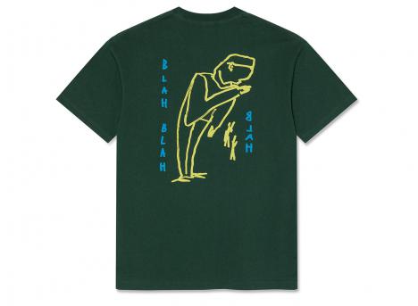 Polar Skate Co Blah Blah Blah Tee Dark Green