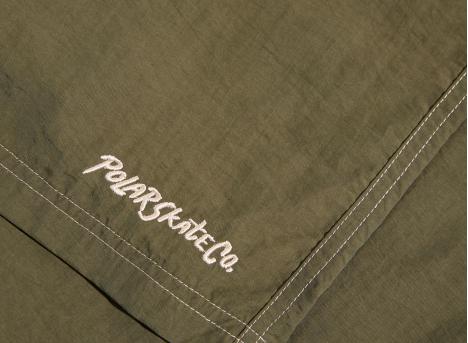 Polar Skate Co Ziggy Swim Shorts Army Green