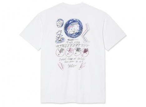 Polar Skate Co Social Side Tee White