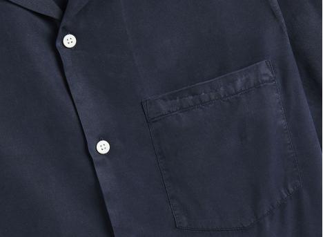 Portuguese Flannel Dogtown Shirt Navy