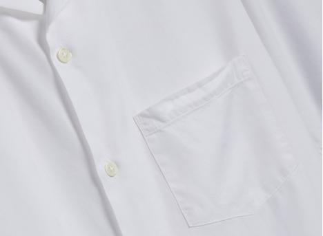 Portuguese Flannel Dogtown Shirt Off White