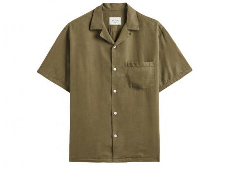 Portuguese Flannel Dogtown Shirt Olive