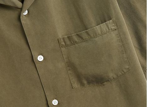 Portuguese Flannel Dogtown Shirt Olive
