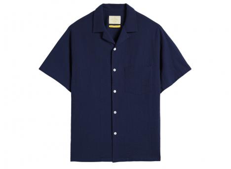 Portuguese Flannel Flame Shirt Navy