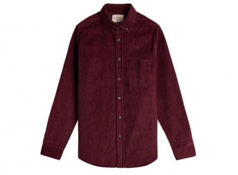 Portuguese Flannel Lobo 2.0 Shirt Bordeaux