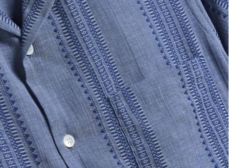 Portuguese Flannel Pacific Shirt Indigo