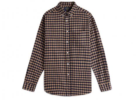 Portuguese Flannel Roca Shirt Brown