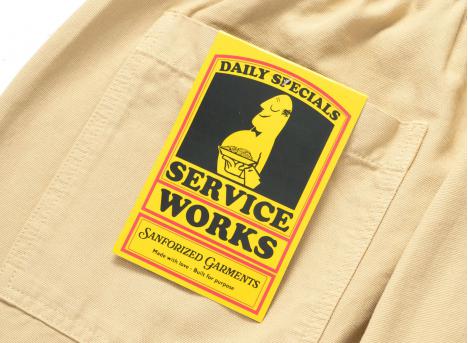 Service Works Canvas Chef Pants Khaki