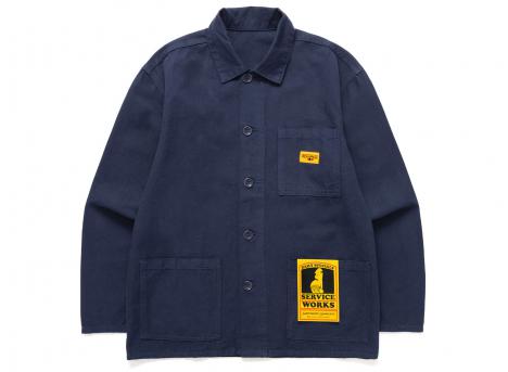 Service Works Canvas Chore Shirt Dark Navy