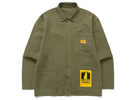 Service Works Canvas Chore Shirt Olive
