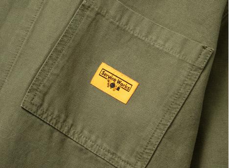 Service Works Canvas Chore Shirt Olive