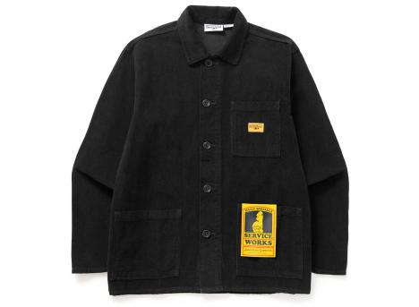 Service Works Corduroy Chore Shirt Black