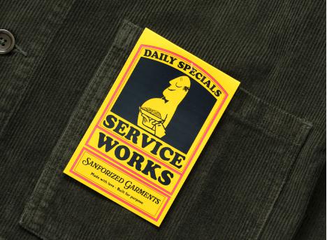Service Works Corduroy Chore Shirt Coppice