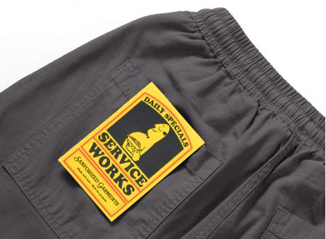 Service Works Ripstop Chef Short Washed Black