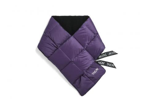 Taion Basic Down Scarf Dark Purple