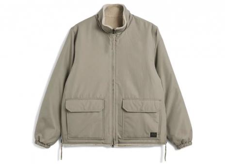 Taion x Boa Non Down Military Reversible Hi Neck Jacket Light Mocha / Beige