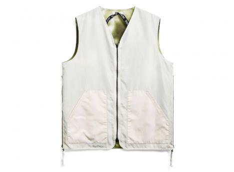 Taion 001ZND Millitary Reversible V Neck Vest Tie Dye