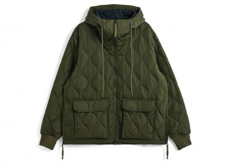 Taion 106WZPML-1 Military W-Zip Down Hoodie Dark Olive
