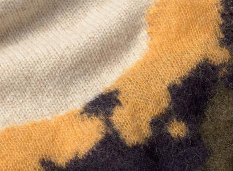Thinking Mu Aran Bolita Knitted Sweater Ecru