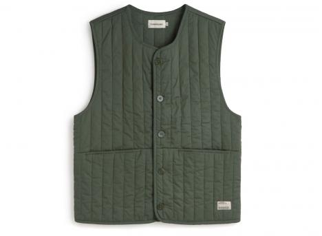 Thinking Mu Jon Vest Dark Eucaliptus