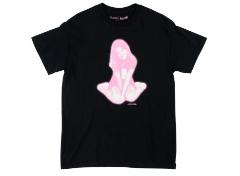 Welcome Skateboards x Britney Spears Flower Tee Black