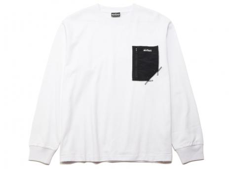 Wild Things Long Pocket Tee White WT232-14